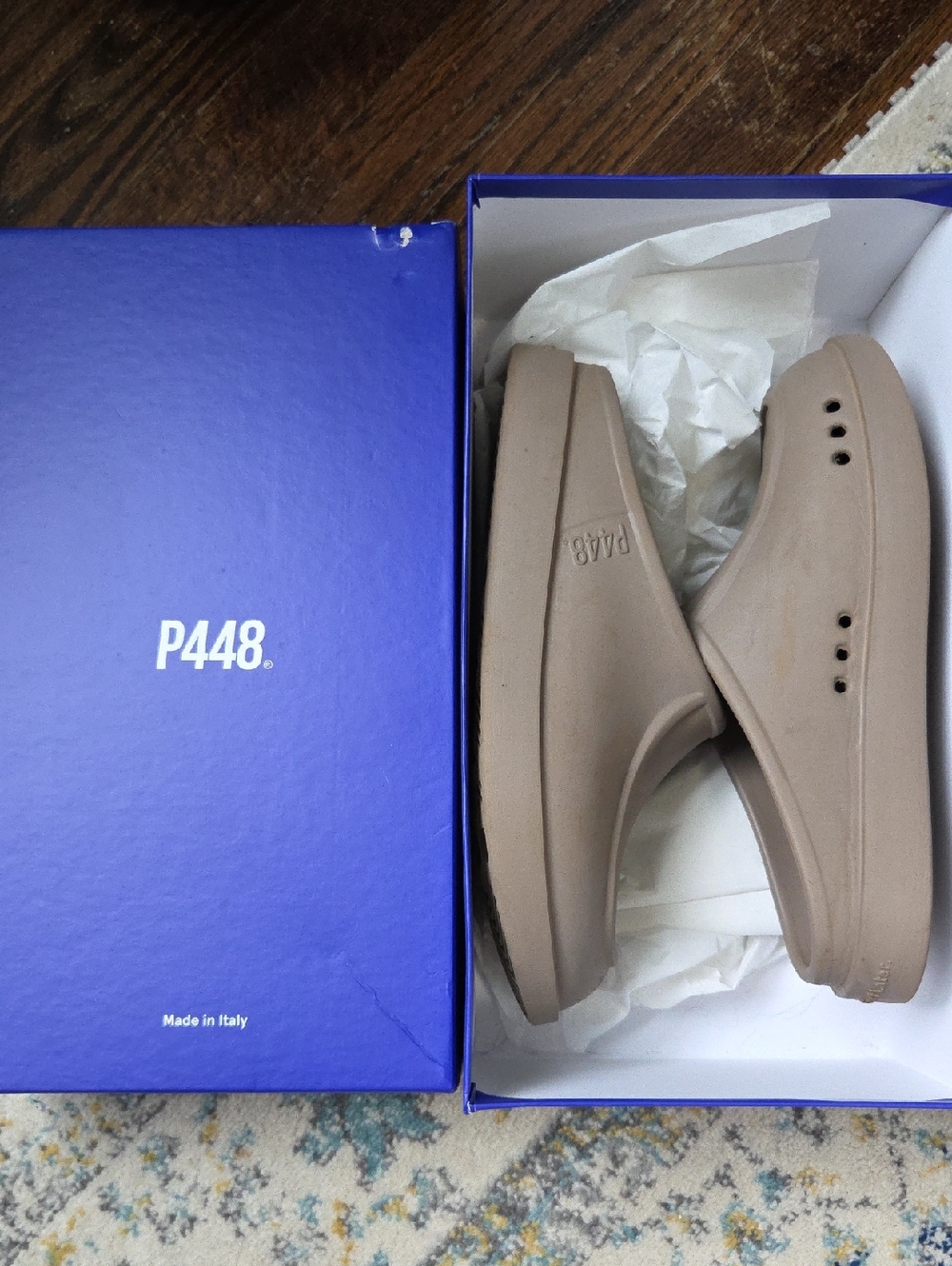 P448 Slip-On Loafers in Taupe